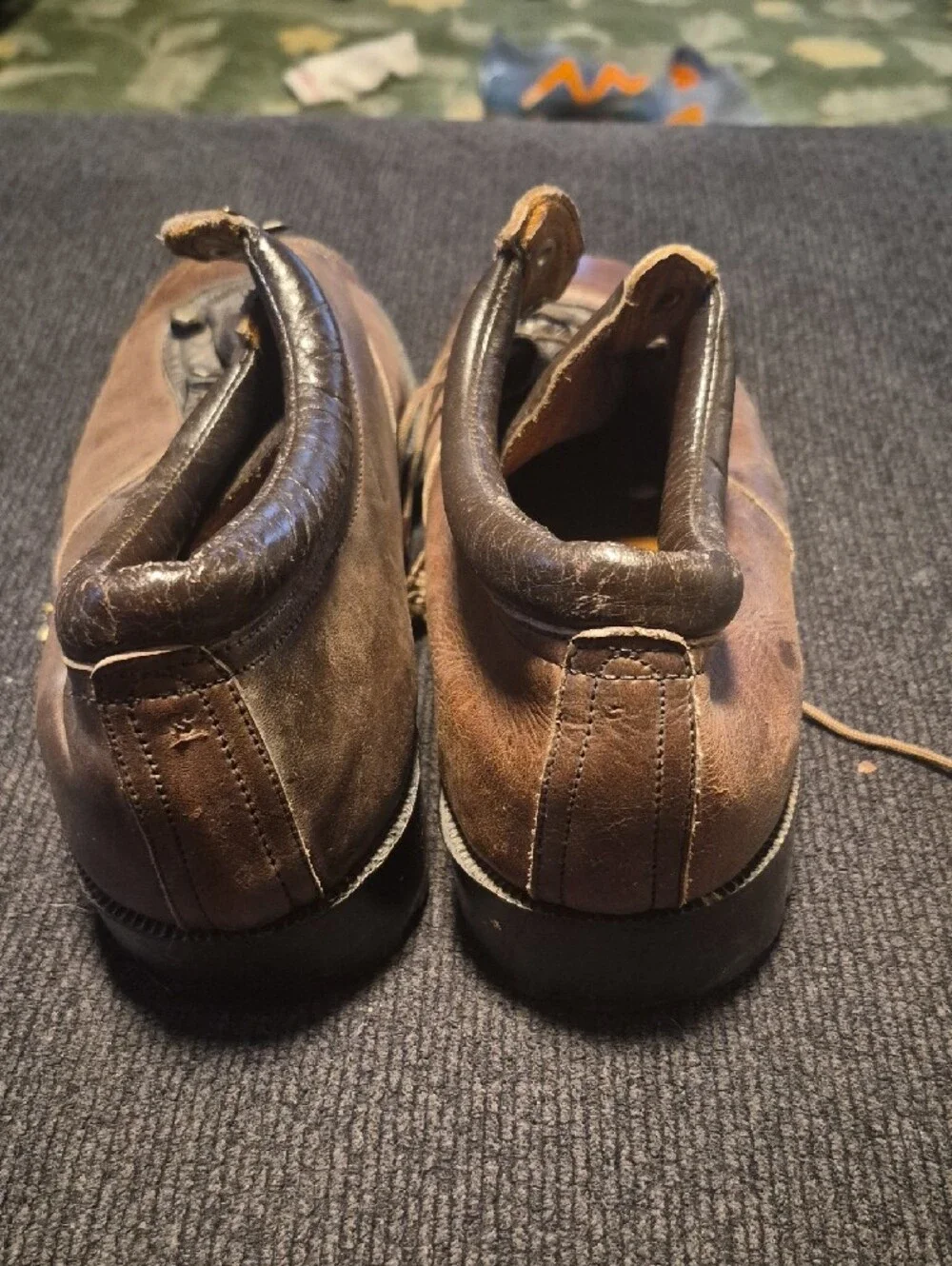 Men's Brown Leather Lace-Up Derby Shoes